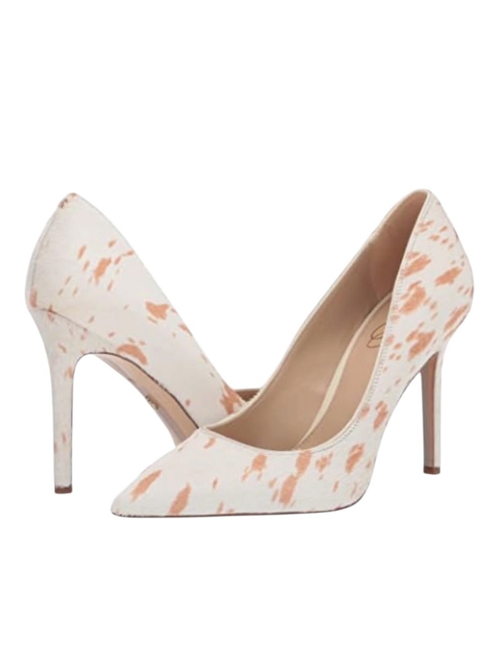 Sam Edelman Hazel Calf Hair Stiletto Heeled Pumps.